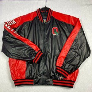 Steve & Barrys Ohio State Buckeyes Mens Football Bomber Jacket Sz XXL NWT